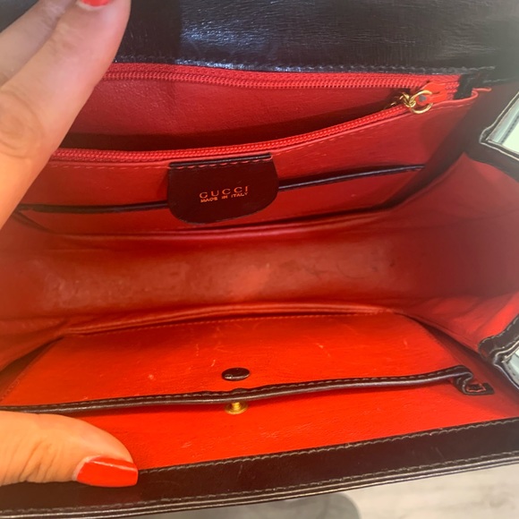 ▪️FINAL SALE▪️GUCCI Padlock Shoulder Bag Black Leather - Picture 11 of 14